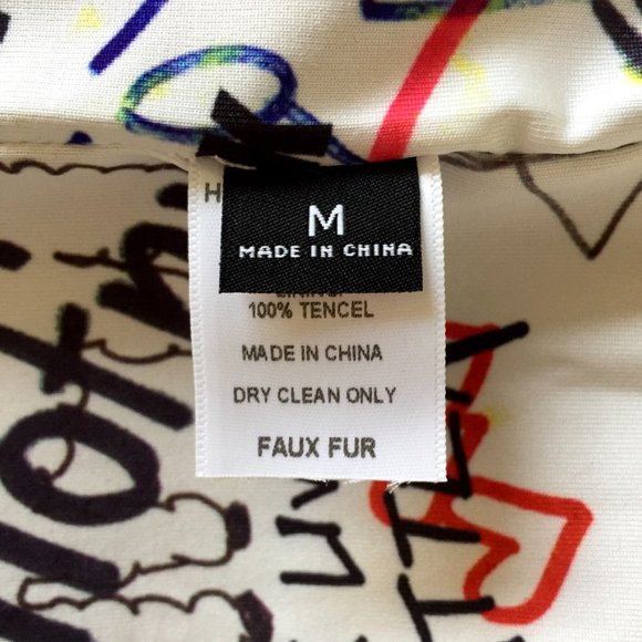 House of Fluff - Recycled Teddy Hoodie - Faux Fur Pullover - Lavender - Men's M - Picture 14 of 15